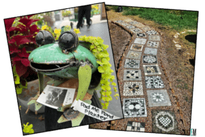 DIY eco yard art crafts