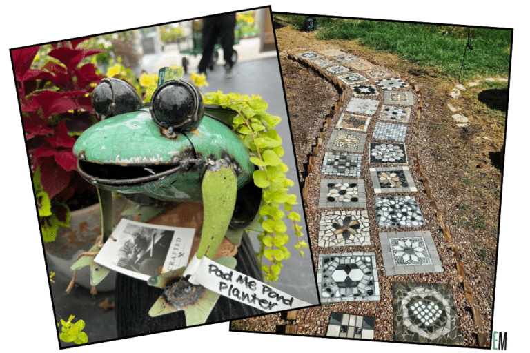 DIY eco yard art crafts